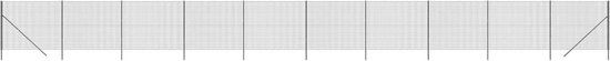 vidaXL Draadgaashek - 1,6x25m - Staal - Antraciet