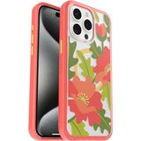 OtterBox Symmetry Clear MagSafe Hoes, iPhone 15 Pro Max, Quilted Poppies