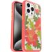 OtterBox Symmetry Clear MagSafe Hoes, iPhone 15 Pro Max, Quilted Poppies