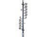 Nature - Profielthermometer - Zwart - Metaal