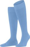 FALKE Energizing Wool met compressie wol katoen kniekousen heren blauw - maat 45-46