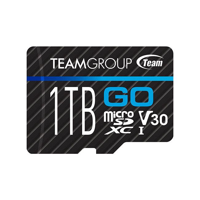 Team Group Go - MicroSDXC - 1000 GB - Class 3 - 90 MB/s - Zwart