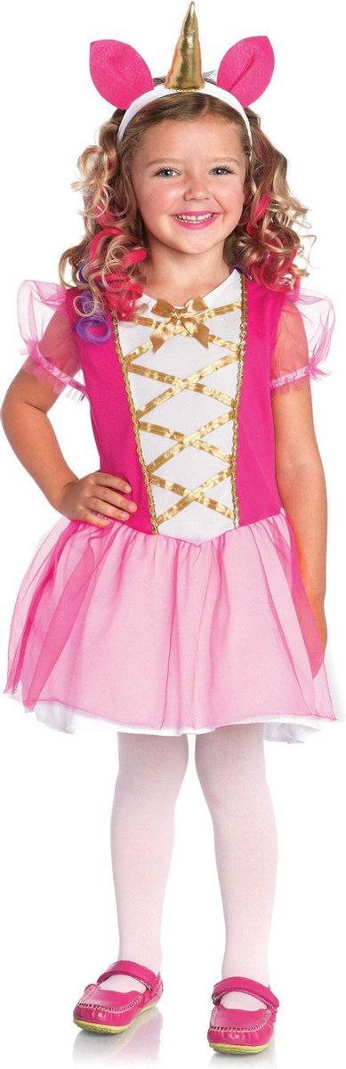 Leg Avenue Roze magische eenhoorn kostuum voor meisjes - 110/116 (4-6 jaar)
