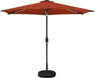vidaXL Stokparasol Terracotta Polyester