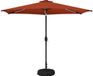 vidaXL Stokparasol Terracotta Polyester