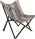 Lesli Living Vlinderstoel Aztec 70x81,5x98 cm zwart en wit