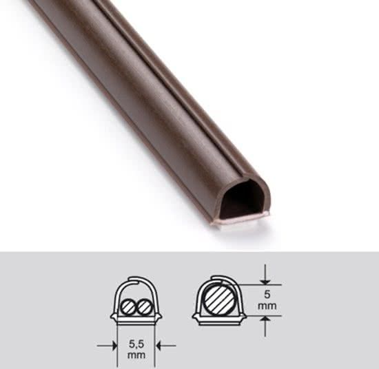 inofix Cablefix 2200 Donker bruin 5 5 x 5 mm