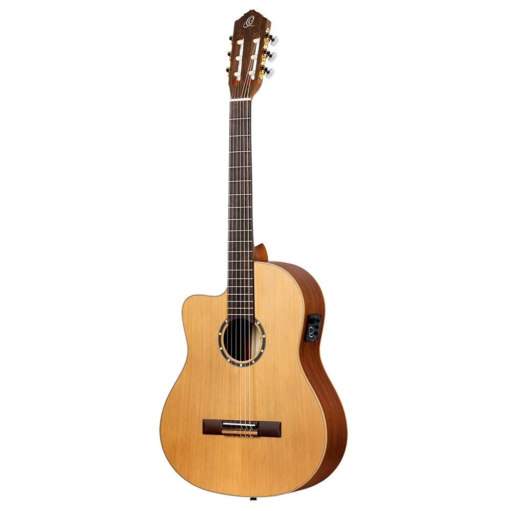 Ortega RCE131SN-L Family Series Pro - Natural - Left-Handed Classical Guitar with Gig Bag