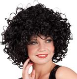 Boland Pruik Candice Zwart Golvend Lang Vrouwen Showgirl