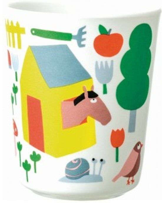 Petit Jour Paris Beker Platteland 160ml - Multicolor