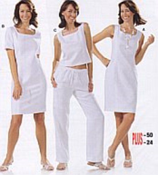 Burda Naaipatroon 7972 - Jurk in variaties en top