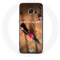 Maniacase Hoesje voor Samsung Galaxy S6 Edge Inktvis spel Logo soldaat
