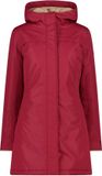 CMP Parka met capuchon voor dames - Rood - Maat 46