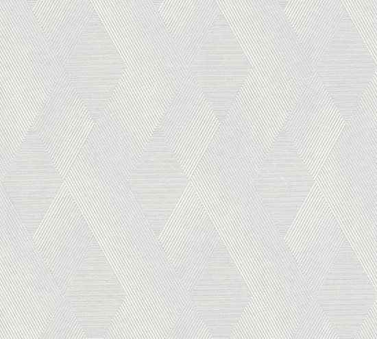 A.S. Création Meistervlies Overschilderbaar Vliesbehang - Structuur - Wit