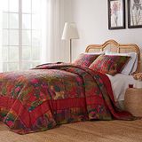 Greenland Home Spreiset, katoen, rood, 3-delig King/Cal King