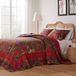 Greenland Home Spreiset, katoen, rood, 3-delig King/Cal King