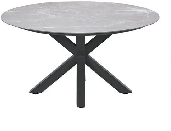 Garden Impressions Lowlands Tuintafel Carbon Black - Ø150 cm