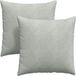 vidaXL - Coussin d'assise - 2 pièces - Gris clair - 60 x 60 cm - Tissu velours côtelé