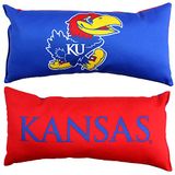 College Covers Effen kleur Bolster reiskussen, 16 "x 8", Kansas Jayhawks