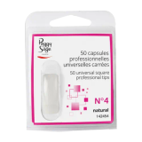 Peggy Sage Universal Square Professional Tips N°4 50pcs