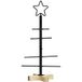 Arbre De Noël Sapin De Noël En Métal Noir 59,5 cm Acier Peint Par Poudre