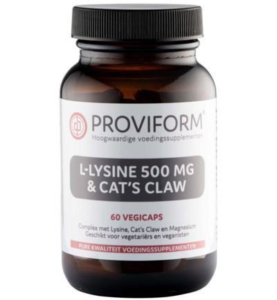 Proviform L-Lysine 500 mg & cats claw (60VC
