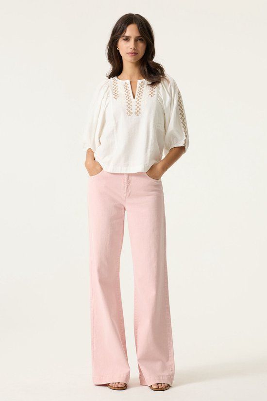 GARCIA Celia Wide Fit Jeans - Roze - W27 X L32