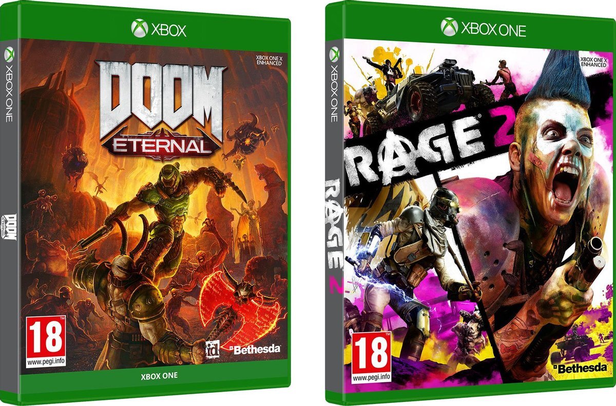 Bethesda Doom Eternal + Rage 2 Double Pack - Xbox One Xbox One