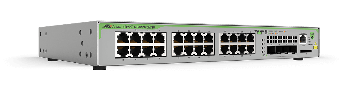 Allied Telesyn GS970M - Netwerk Switch - Grijs