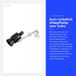 OEM Dailygoods - Turbofluit Universele Auto-uitlaatpijp - Aluminiumlegering - Zwart