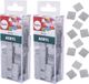 Rayher hobby materialen Rayher Mozaiek steentjes/tegeltjes - 410 stuks - zilver - 1 x 1 cm - Kunststof
