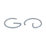 Clip de piston 14mm (2 pièces) forme G pour cyclomoteur mobylette scooter