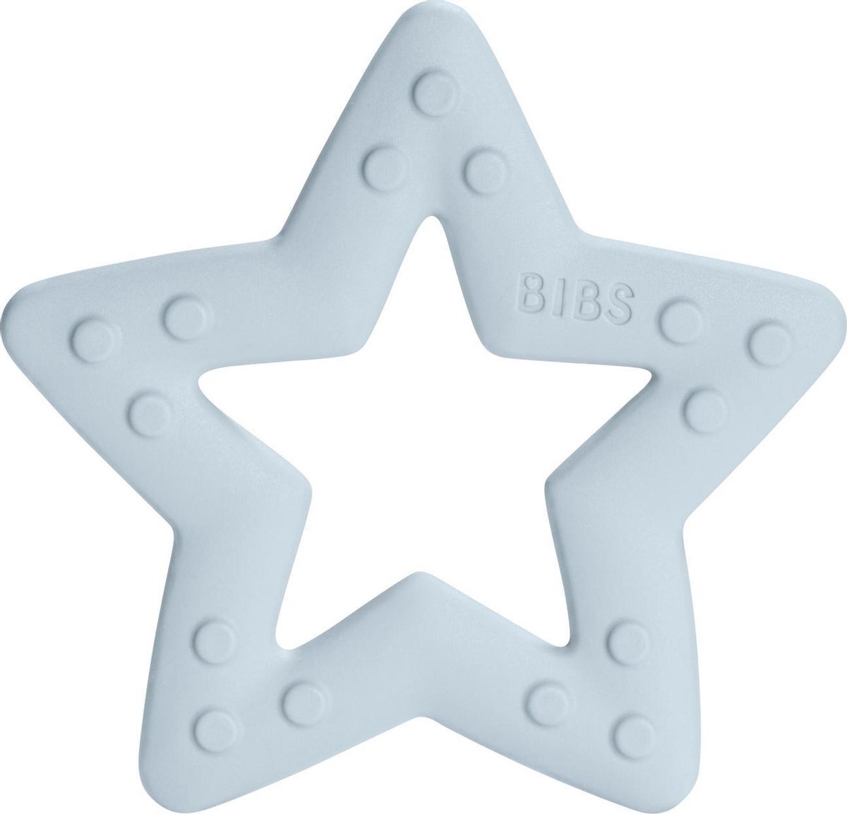 BIBS teether | ster | bijtring | siliconen | Baby Blue