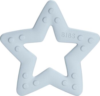 BIBS teether | bijtring | siliconen | Baby Blue