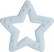 BIBS teether | bijtring | siliconen | Baby Blue
