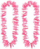 Boland Hawaii krans/slinger - 10x - Tropische couleurs rose