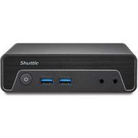 Shuttle XPC nano NE1010BA - Mini-PC N-series N100 / tot 3.4 GHz - RAM 8 GB - SSD 128 GB - UHD Graphics - Gigabit Ethernet, IEEE 802.11ax (Wi-Fi 6), Bluetooth 5.2 - Win 11 Pro - monitor: geen - zwart