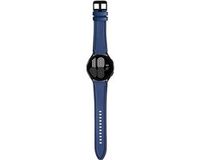 Strap-it Leren hybrid bandje perfect fit - blauw