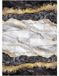 Mani TEXTILE TPS_GOLD_BLACK_80 tapijt, polyester, zwart, 80 x 150
