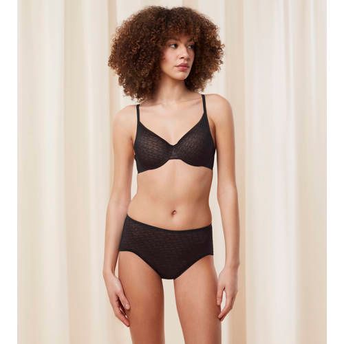 Triumph Signature Sheer Maxi Slip - Black