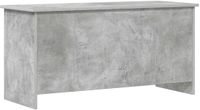 vidaXL Opbergkist Betongrijs 100 x 40 x 50 cm Bewerkt hout