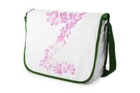 Bonamaison Digitaal bedrukte Messenger schooltas met kaki riem voor meisjes en jongens, boodschappentassen voor scholieren, schoudertassen, grootte: 29x36 cm