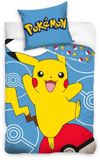 Pokémon Pikachu Dekbedovertrek happy - 140 x 200 cm - 70 x 90 cm