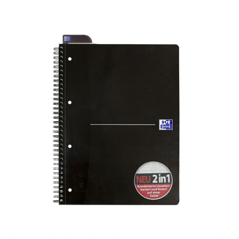 Oxford Essentials - Schrijfblok - Zwart - A4