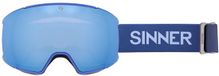 Sinner Boreas Masque de ski avec lentille supplémentaire - Bleu marine mat