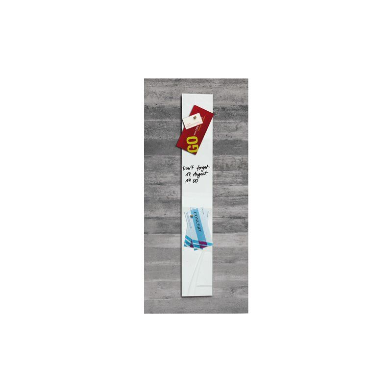 Sigel Glasbord magnetisch 120x780x15mm wit