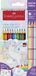Faber-Castell Kleurpotloden - Grip Unicorn - 10 Colour Grip + 3 Sparkle Pastel + Unicorn Stickers