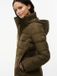 Tommy Hilfiger Dames Parka Polyester Donkerbruin L