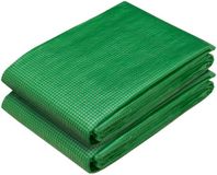 vidaXL Zeildoek met oogjes, 2 stuks, groen, 3 x 20 meter, 260 gsm PE