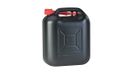 hünersdorff Brandstofjerrycan, standaard, 20 liter, voor benzine, diesel en andere gevaarlijke stoffen, VN-goedkeuring, made in Germany, TÜV-geteste productie, zwart